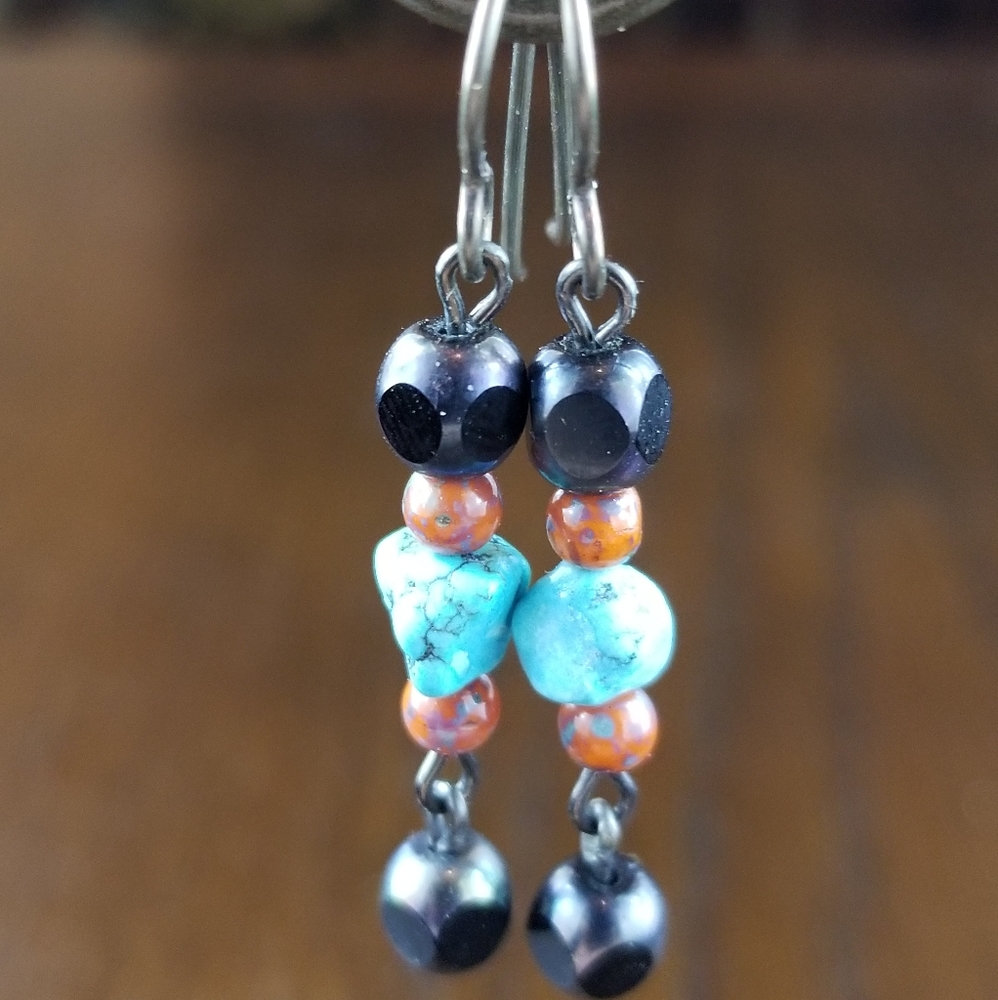 Choice of 2 Styles: Unique Turquoise Earrings!